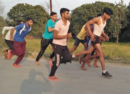 Youth forced to run on the streets