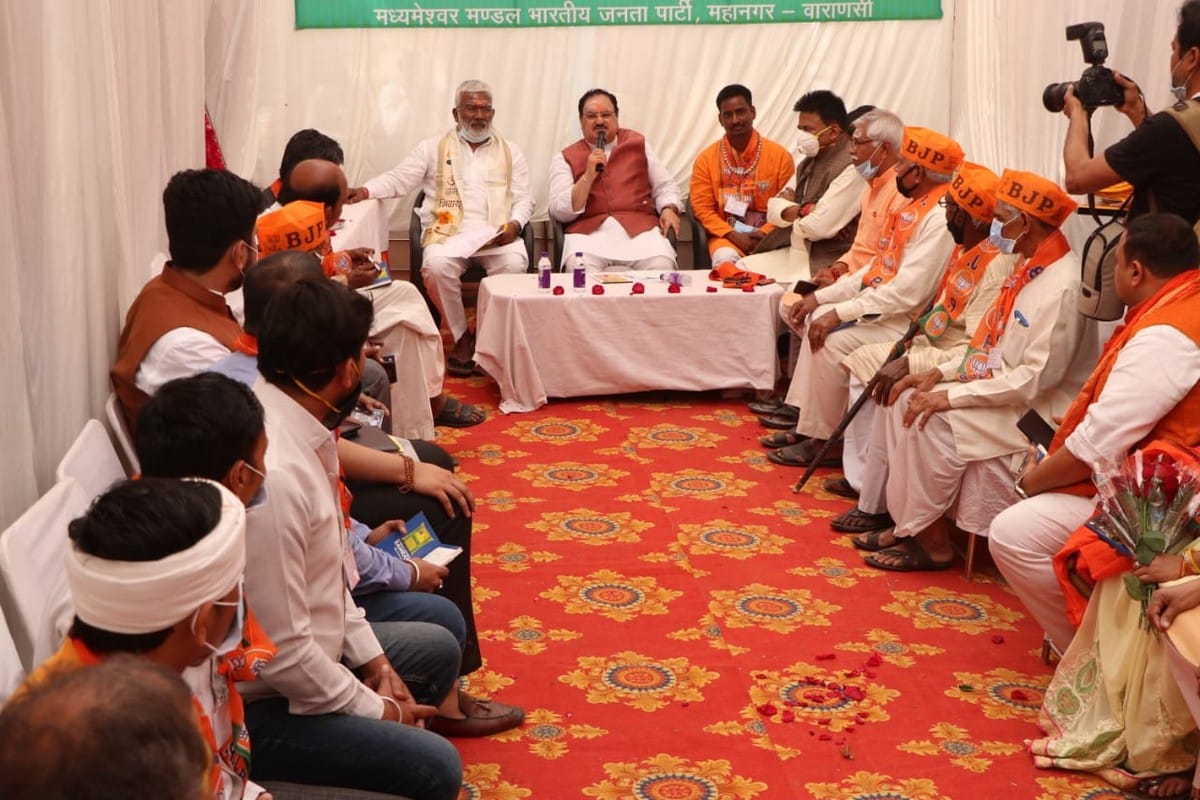 BJP national president jp nadda varanasi and chandauli visit
