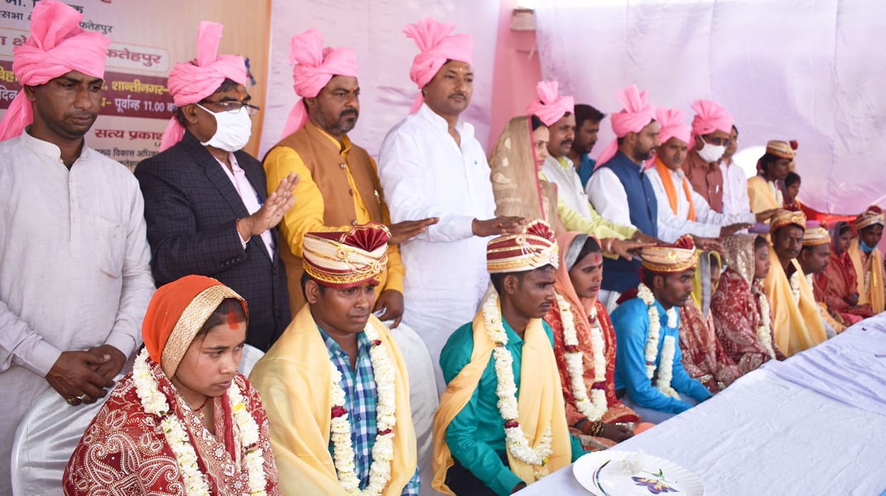 marrige,couple,fathepur news,92 pairs,cm vivah