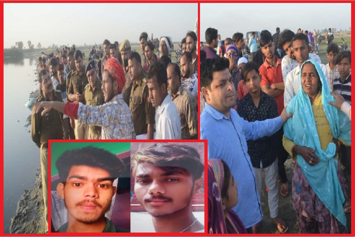 Two youths of Pali village drowned in Yamuna river in Baghpat and see photos