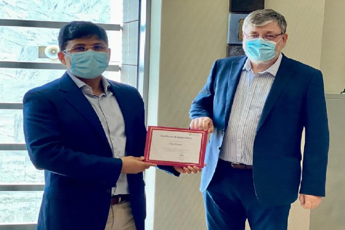 Baghpat News: Dr Ramkaran Sharma scientist conferred with the award in Saudi Arabia