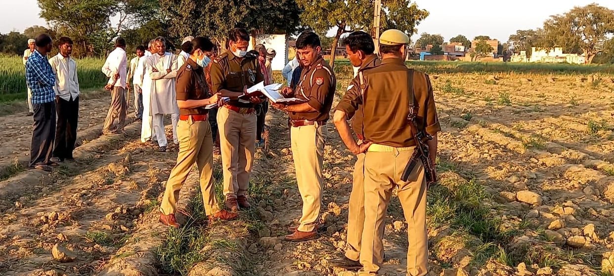 farmer murder in field