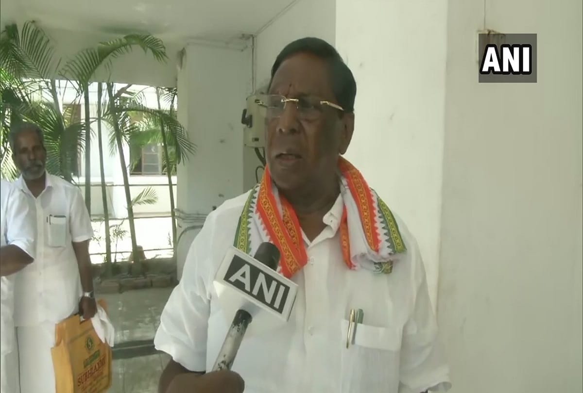 Assembly Election 2021:  former CM V Narayanasamy challenge Amit Shah to prove apologise criminal defamation Gandhi family