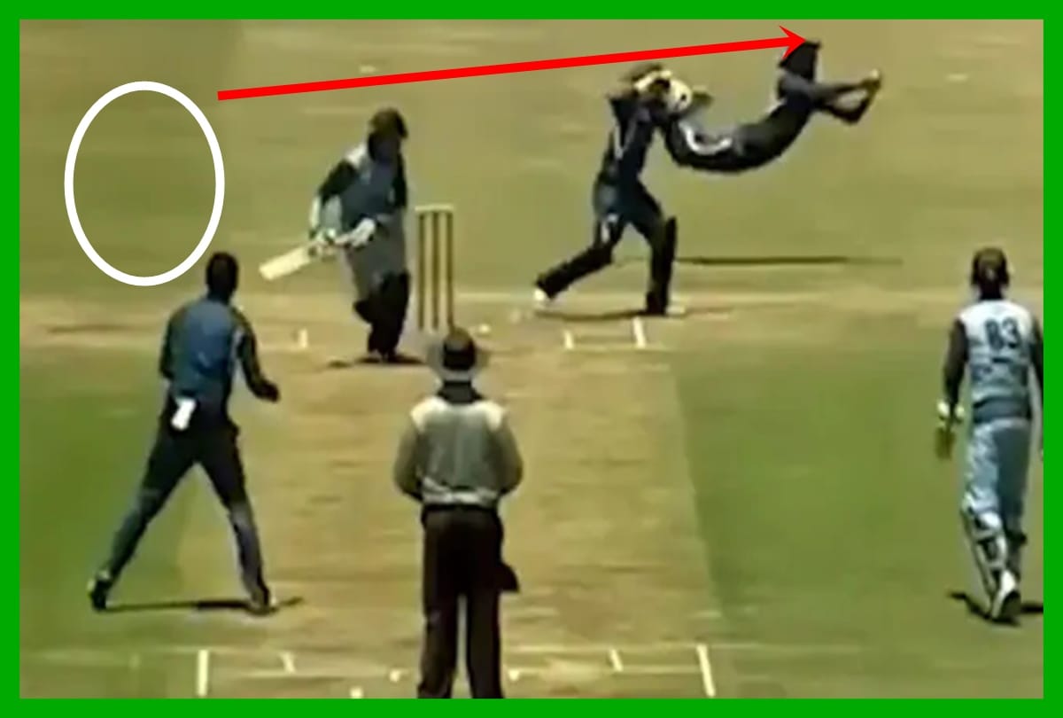 VIDEO: slip fielder shows superb anticipation to complete a catch at leg slip