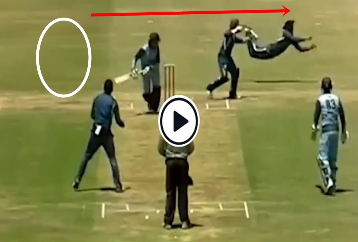 VIDEO: slip fielder shows superb anticipation to complete a catch at leg slip