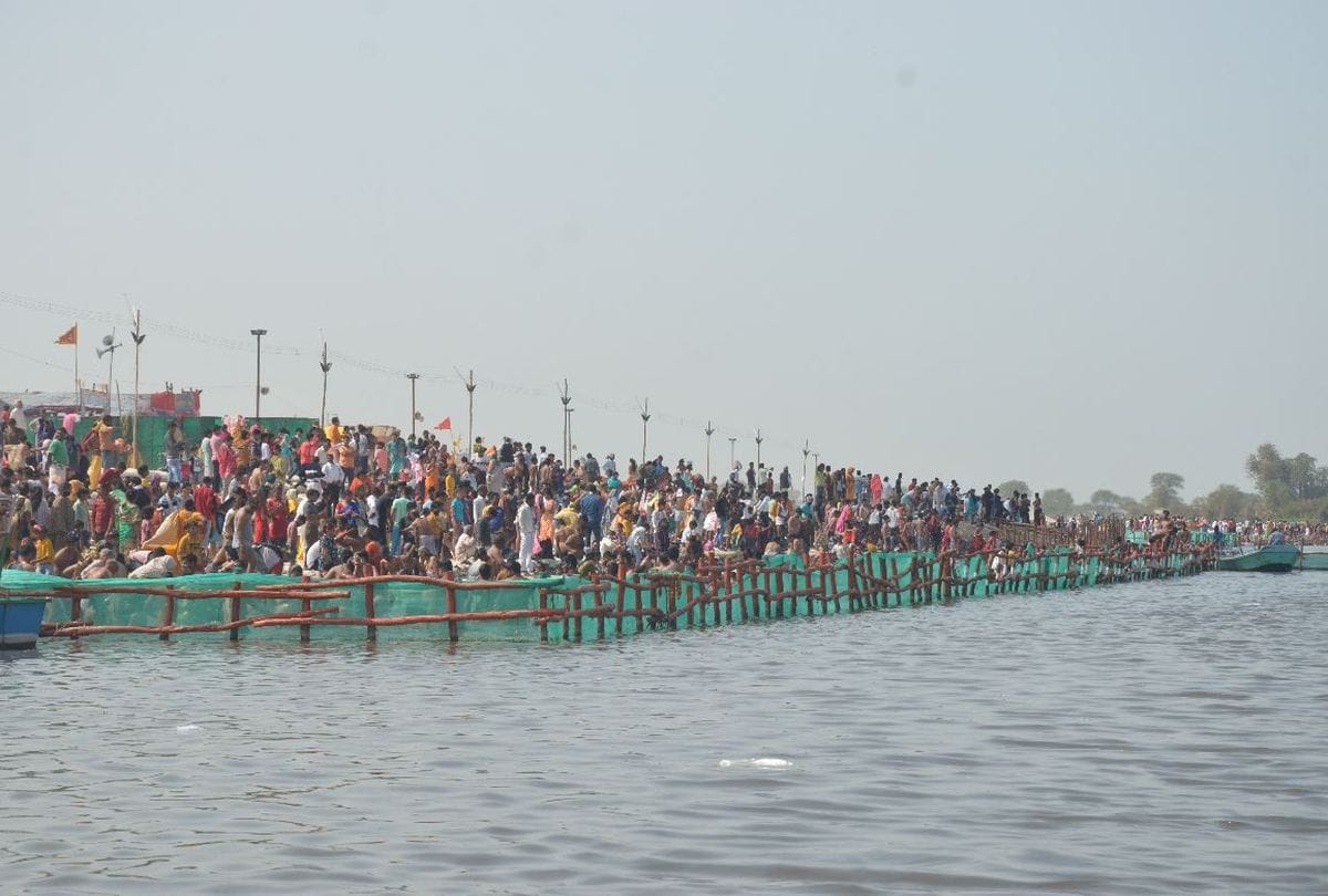 saint wants pollution free Yamuna before the second shahi snan in vrindavan kumbh