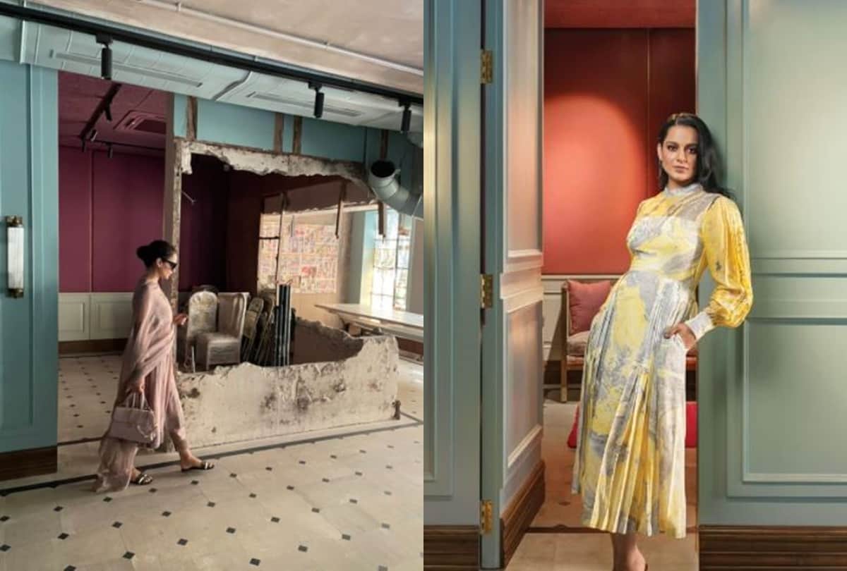 Kangana Ranaut heartbroken as she visits her demolished Mumbai office, shares before and after pics