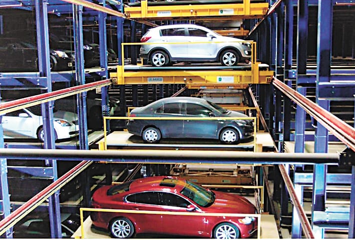 First robotic parking will be in Chauk