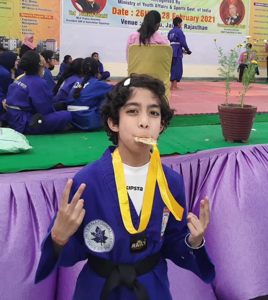 Tarushi Gaur won gold medal