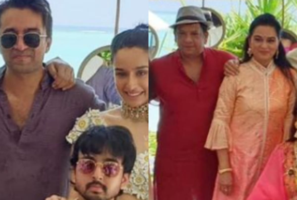 Shraddha Kapoor attends her cousin Priyaank Sharma's haldi ceremony in Maldives. Photos and Videos inside
