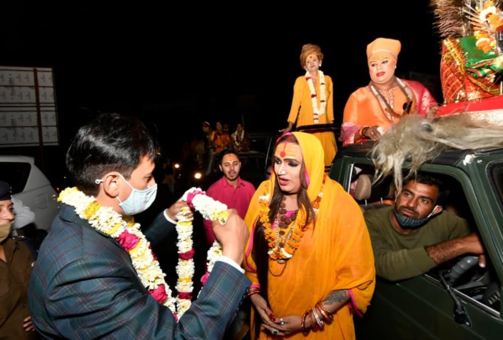 Haridwar Maha Kumbh Mela 2021: Grand Welcome of Juna, Awahan and Kinnar Akhada in City Photos