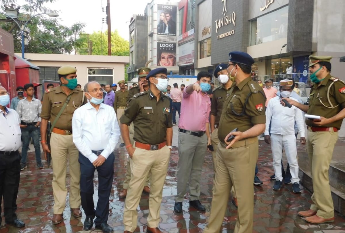 Mock drill to prevent fire in City Mall Gorakhpur