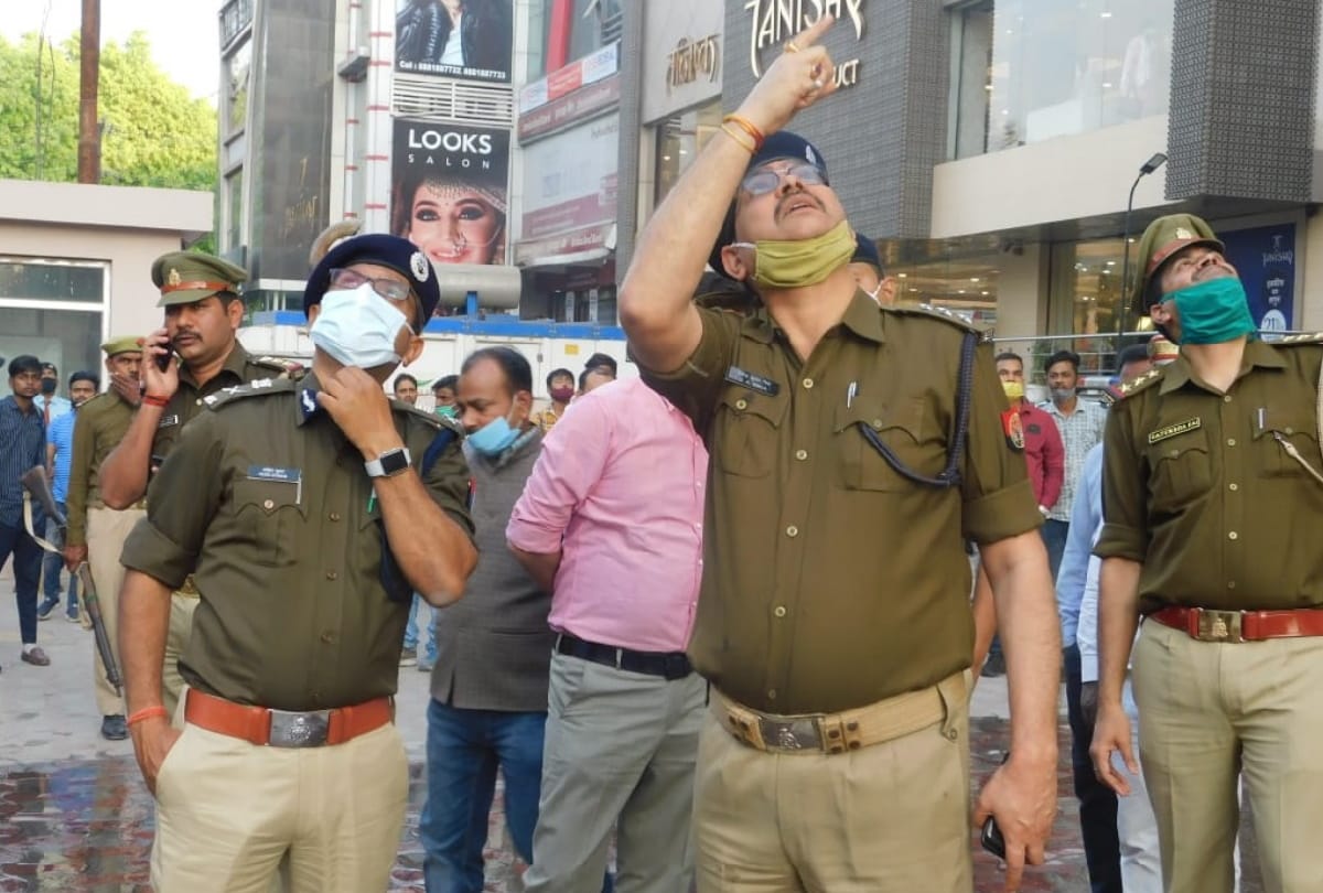 Mock drill to prevent fire in City Mall Gorakhpur