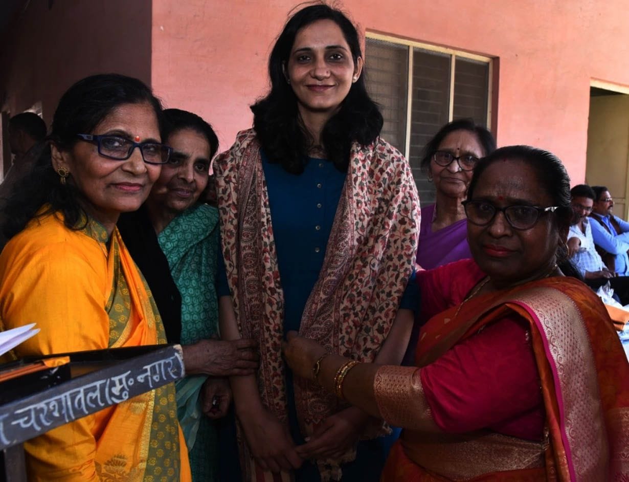 Deputy Collector Ritu Chaudhary was honored