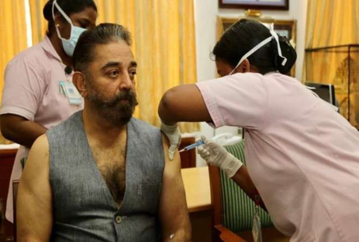 Kamal Haasan receives first dose of COVID-19 vaccine