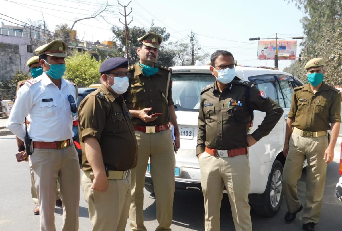 Gorakhpur tips to traffic jam in city begin to be implemented ADG inspected Mohammadipur intersection