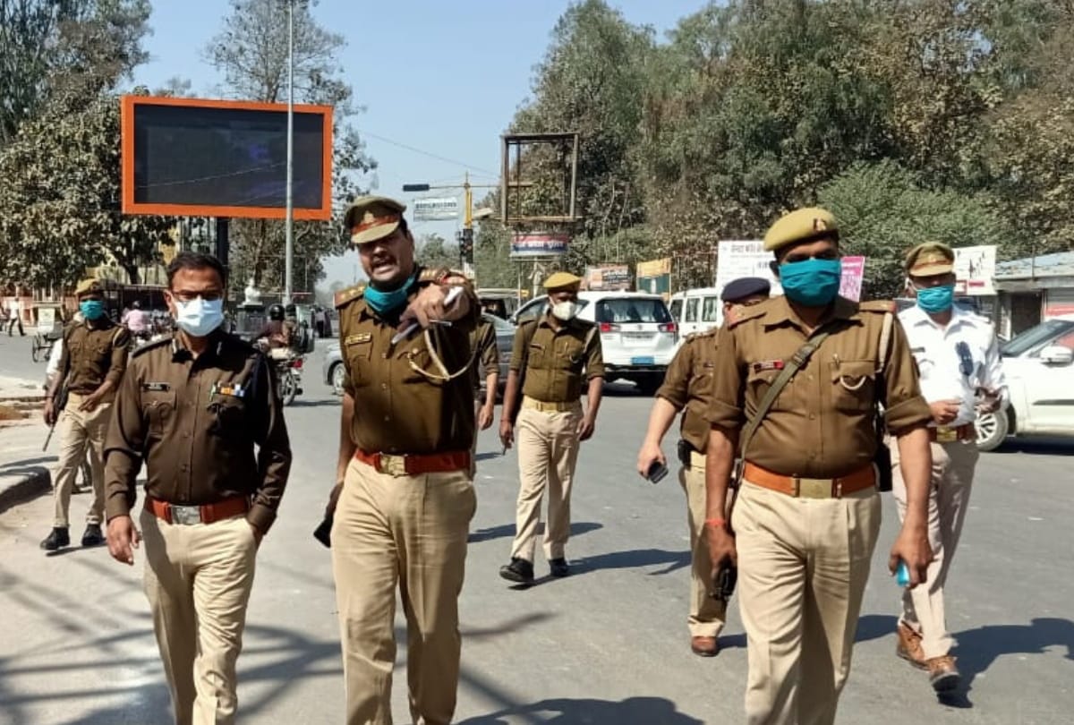 Gorakhpur tips to traffic jam in city begin to be implemented ADG inspected Mohammadipur intersection