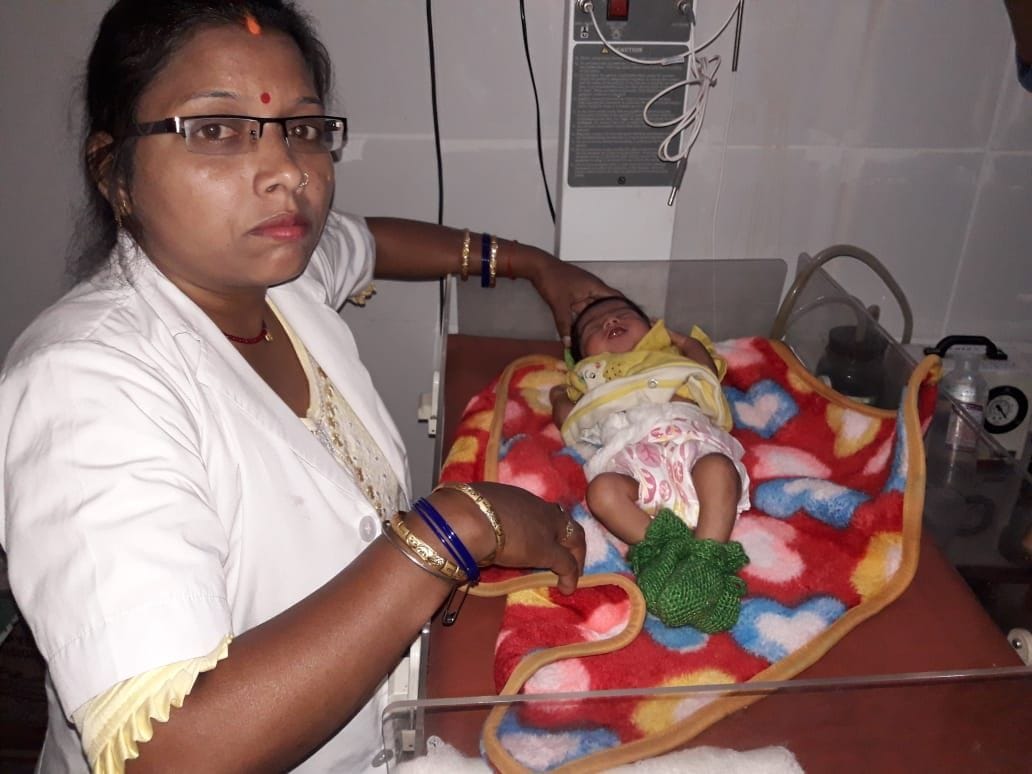 mother thrown her own new girl baby at chc campus in saraiakil
