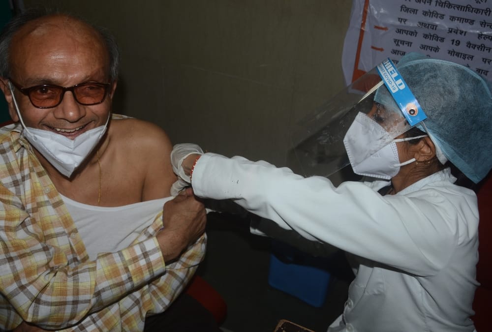 13424 people vaccinated on March 1 in Uttar Pradesh.