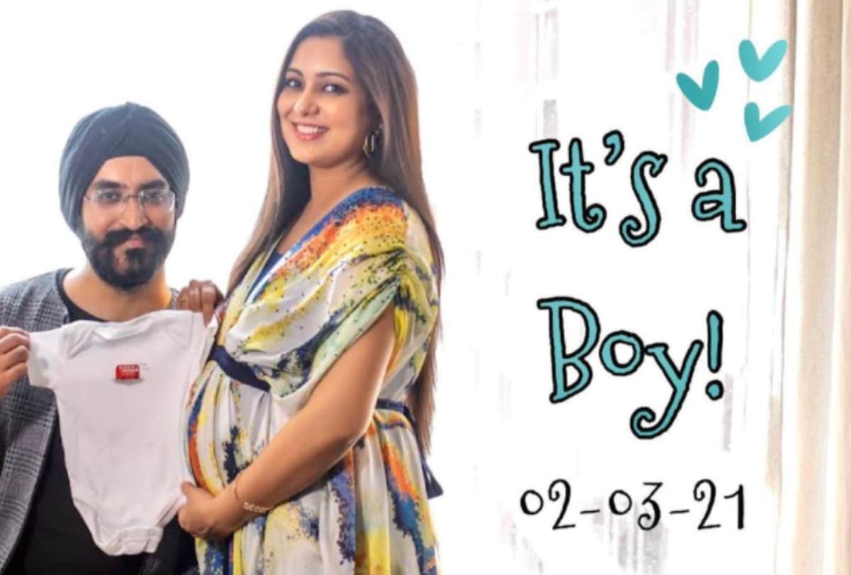 Harshdeep kaur and mankeet singh blessed with a baby boy