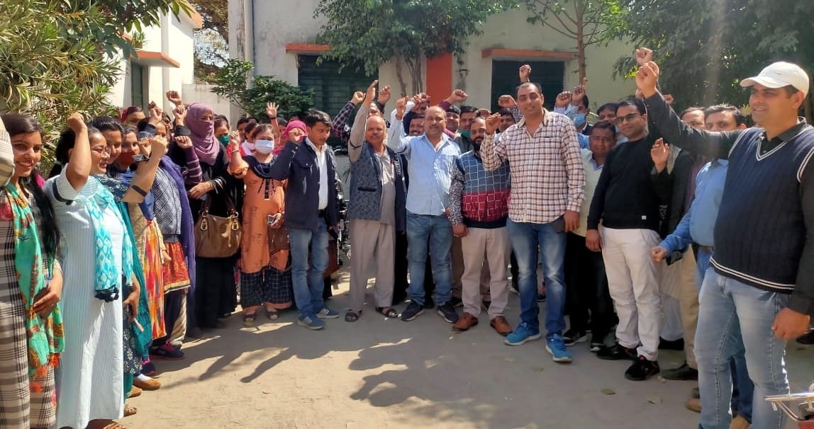 Teacher agitated over problems, performed black band