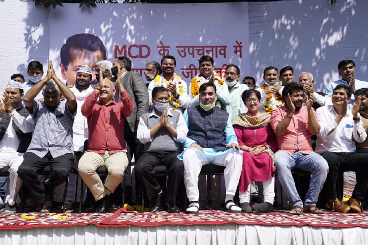 Delhi MCD Bypolls result: AAP wins Kalyanpuri, Rohini, Shalimar Bagh wards; Congress wins Chauhan Bangar and BJP Nill