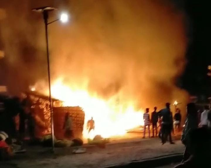 Millions lost due to fire in vegetable market