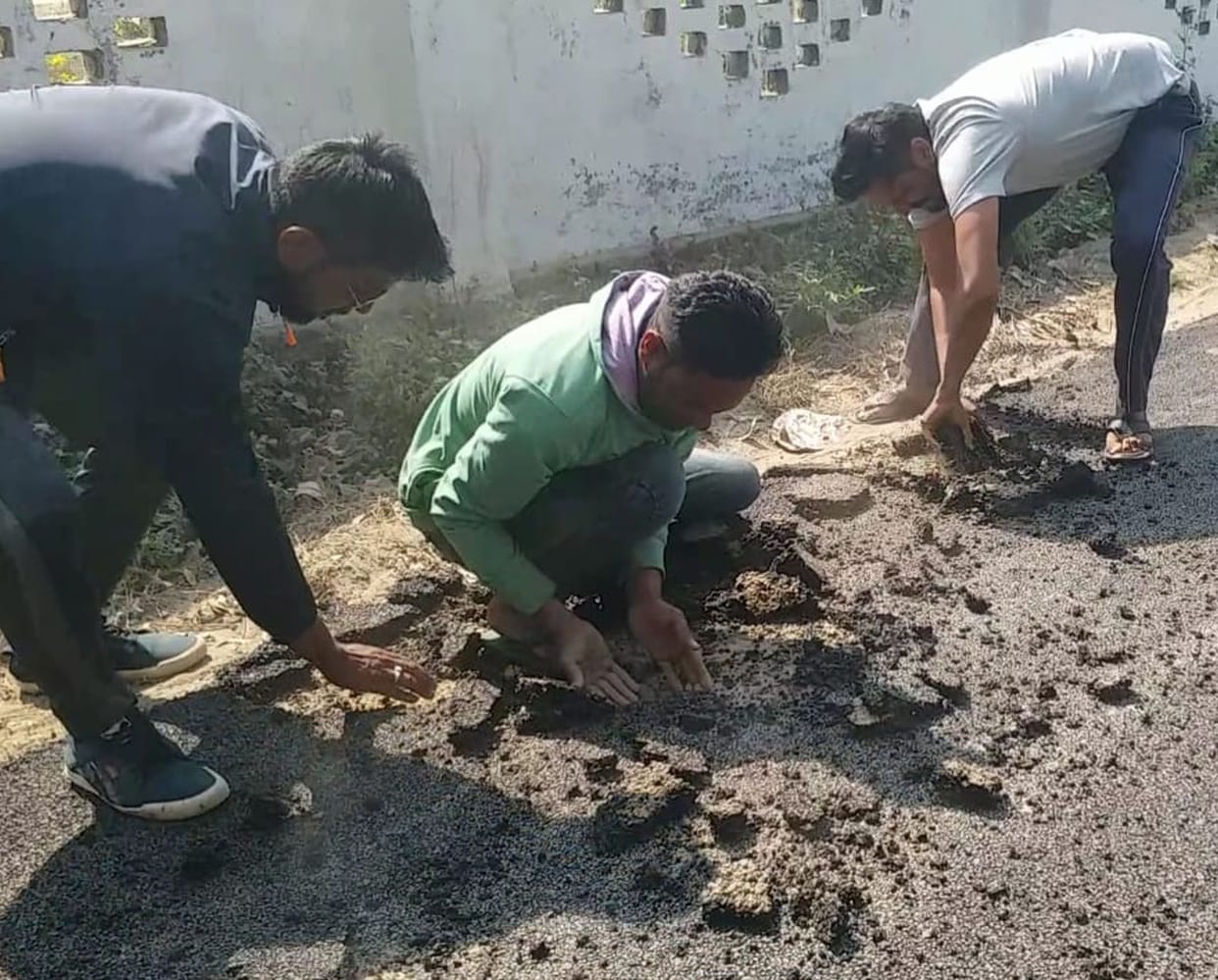 Irregularties in road construction