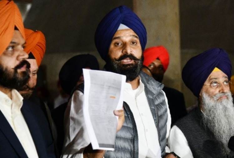Bikram Singh Majithia Target on Congress MLA during Budget Session