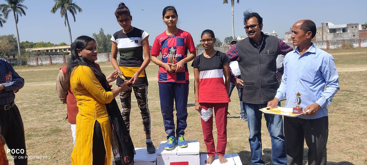 Kriti topped the 100 meter race