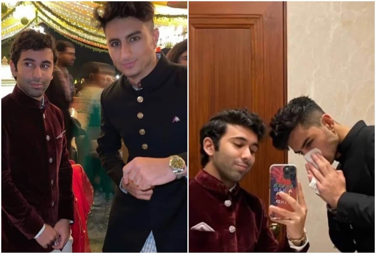 Ibrahim Ali Khan parties hard at Captain Amarinder Singh's granddaughter's wedding, photos go viral