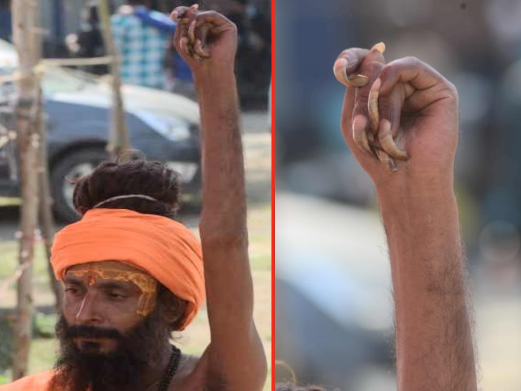 Haridwar Maha Kumbh Mela 2021: from four and half year this saint doing tough tapasaya seen in photos