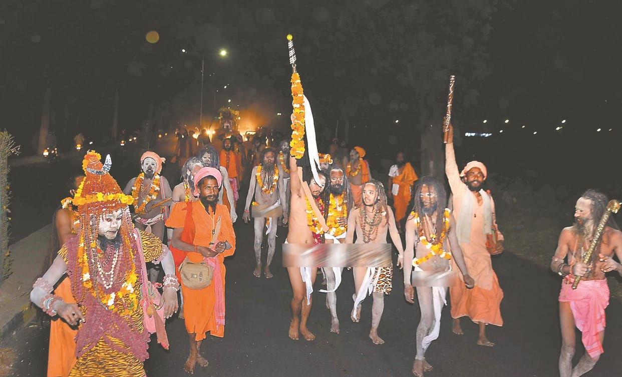 Haridwar Maha Kumbh Mela 2021: saint akhadas have their own army