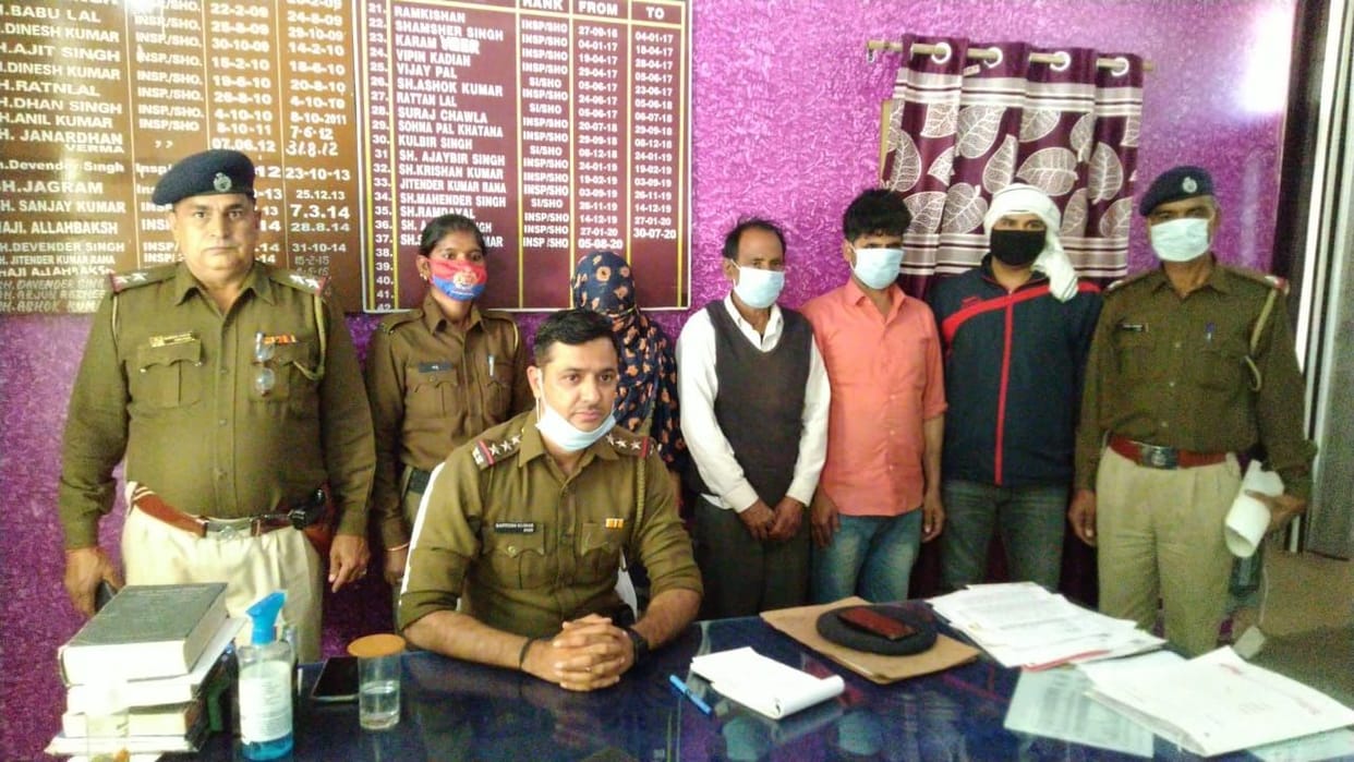 three accused including women arrested for ransom of 10 lakh