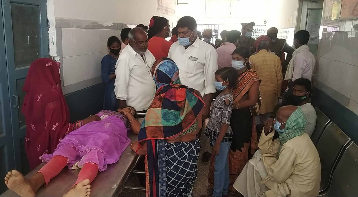 Patients are upset due to not having CT scan, commotion