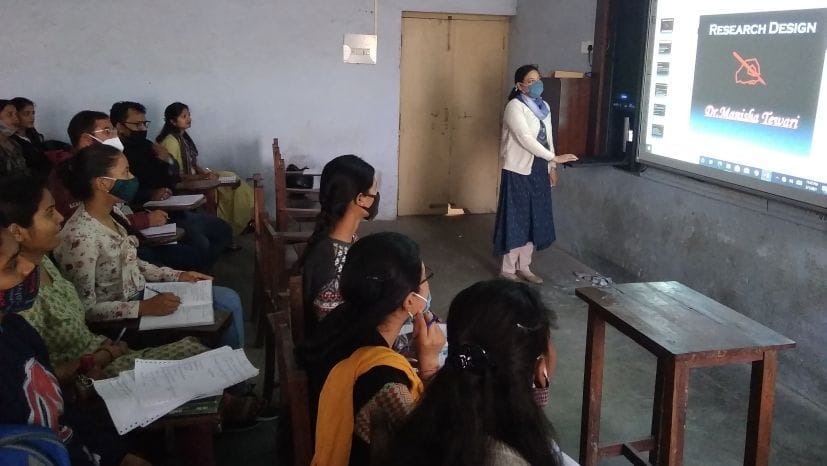 Intractive classes started in PG college