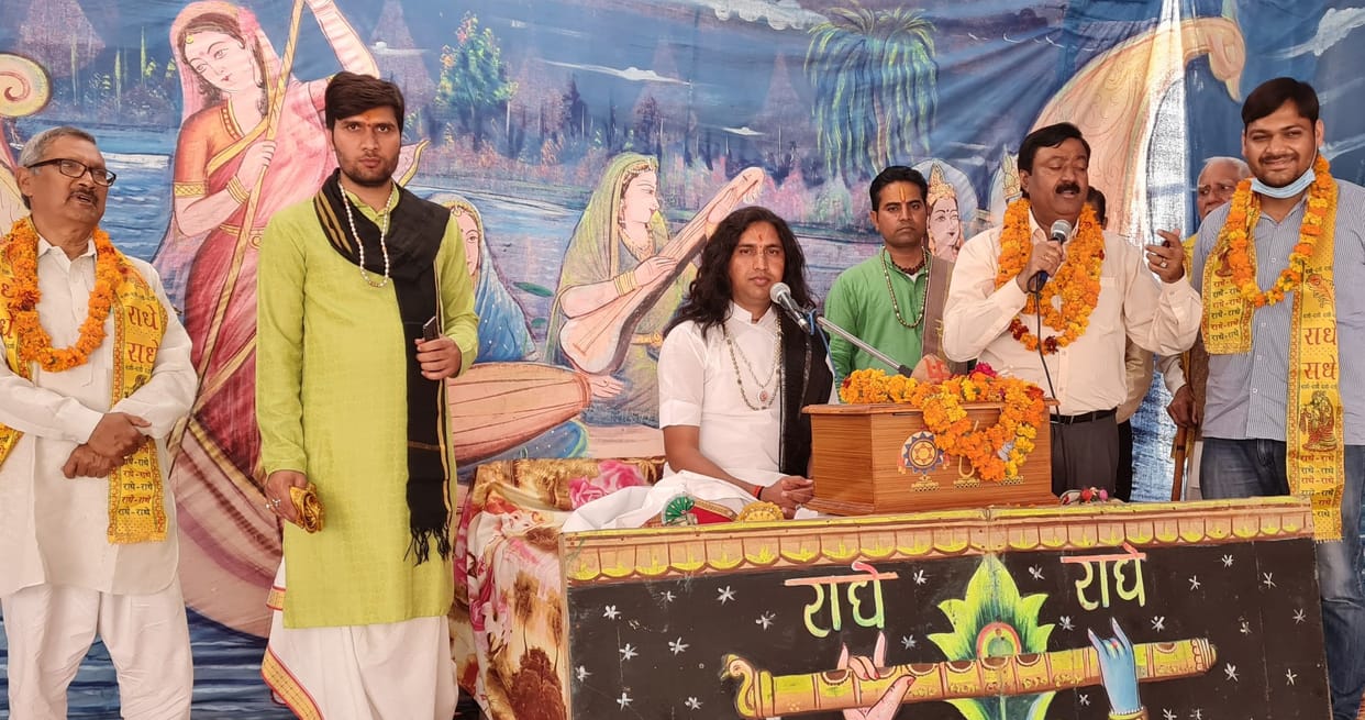 Bhagwat Katha begins with Kalash Shobhayatra