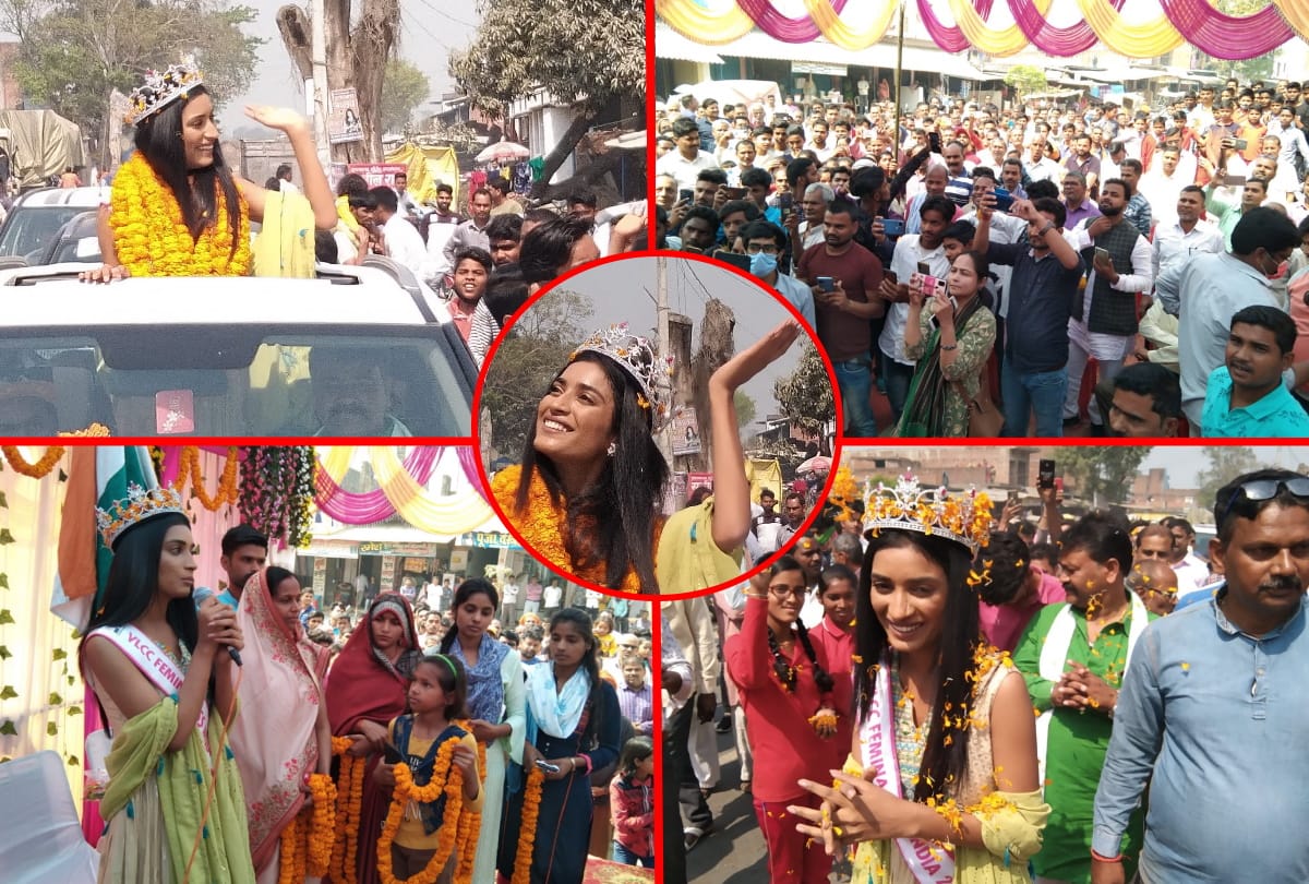 Miss India runner up Manya singh reached Deoria