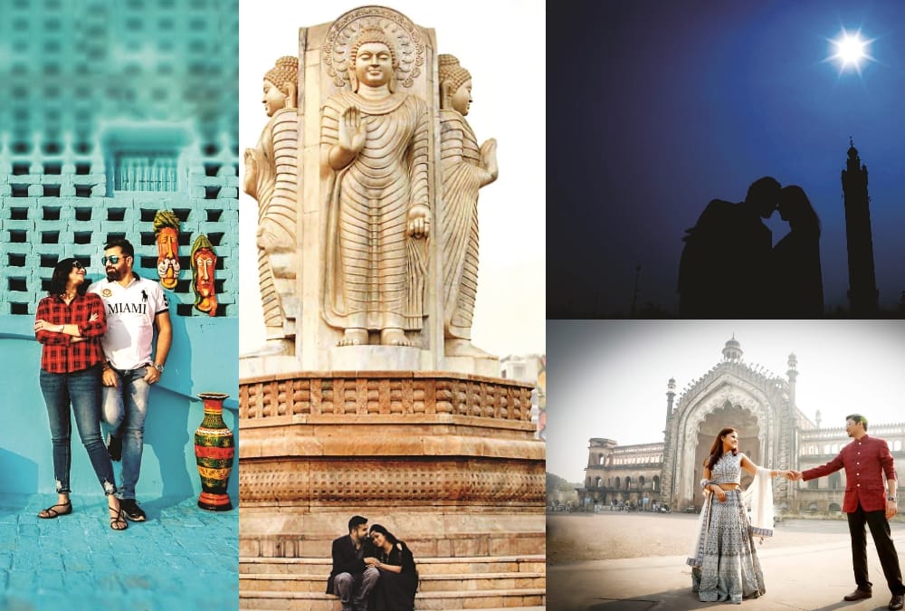 Places for pre wedding shoot in Lucknow.