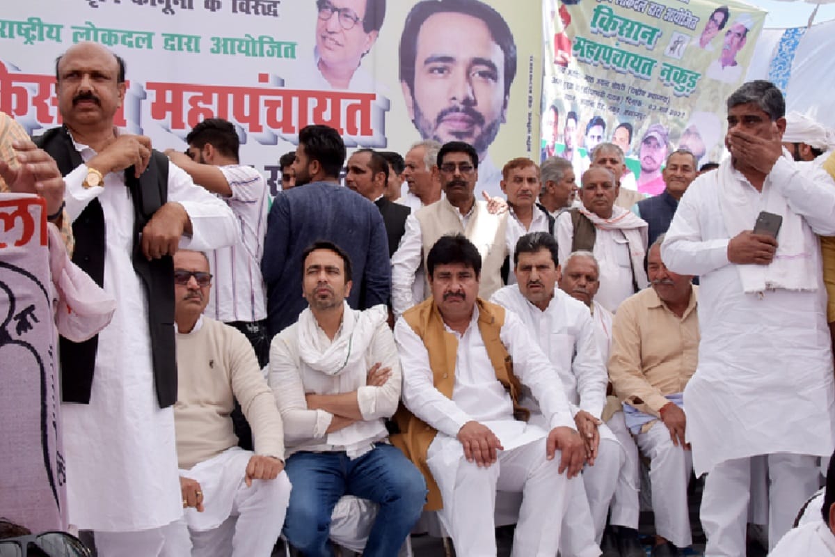 Jayant Chaudhary arrives in Saharanpur to meet farmers and targets on BJP government