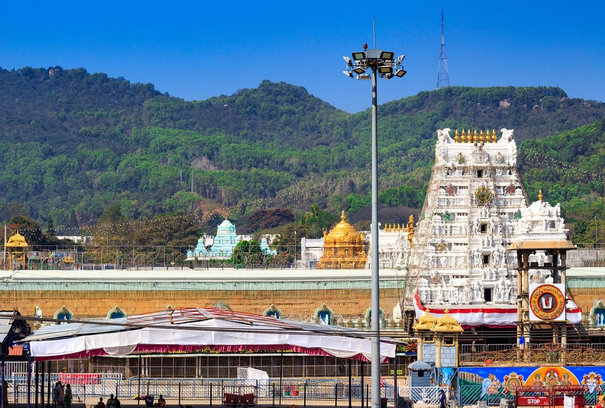 TVS MD Sudarshan Venu donates Rs one crore at Tirumala temple