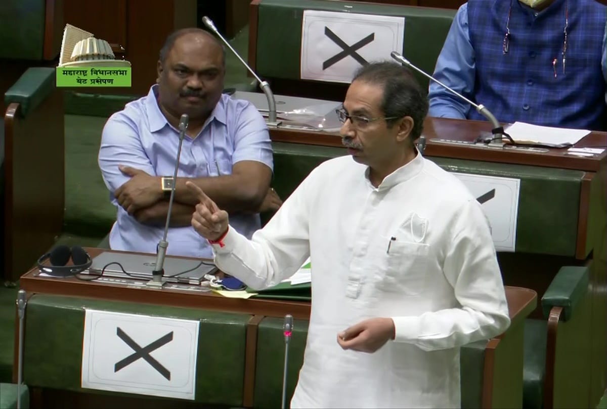 Uddhav thackeray on bjp, Just chanting Bharat mata ki jai does not make you patriot