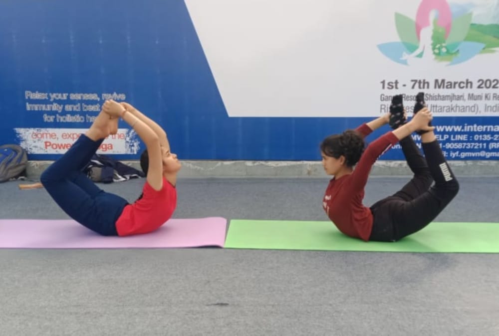International Yoga Festival 202:  Usha Mata Gives Yoga tips To All Age Group Photos