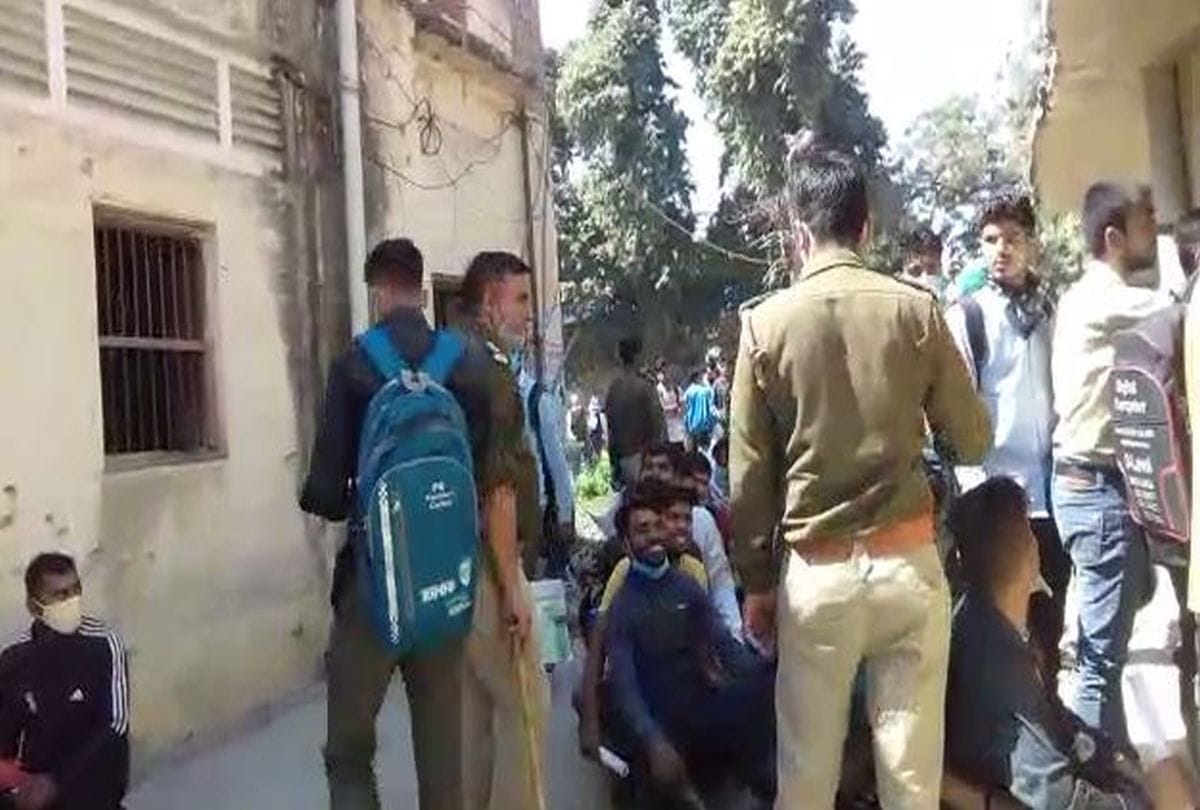 Youth Dispute At Covid Center Agra Came For Corona Virus Test In Sena Bharti
