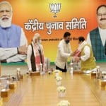 भाजपा केंद्रीय चुनाव समिति की बैठक