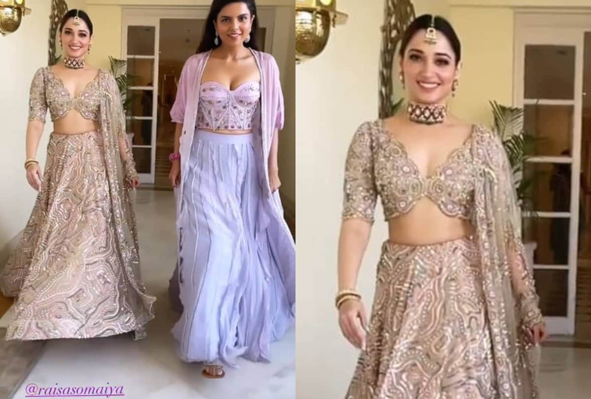 tamannaah bhatia having fun in friend wedding looking beautiful perfect bridesmaid look