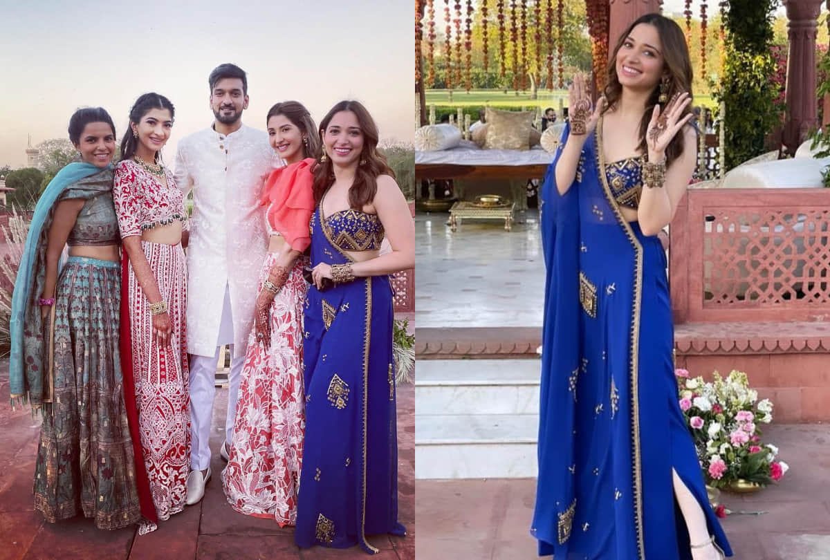 tamannaah bhatia having fun in friend wedding looking beautiful perfect bridesmaid look