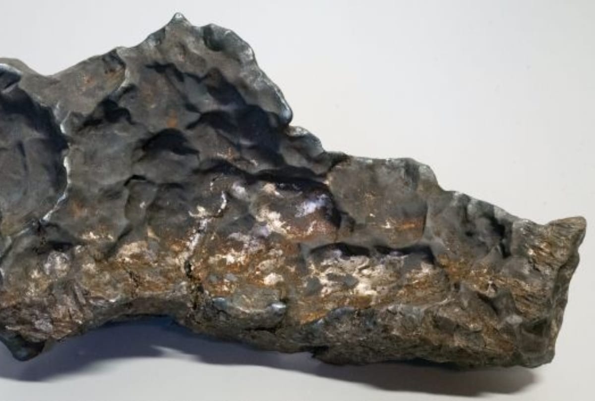 sweden 14 kilogram meteorite crashed meteorite is full of iron