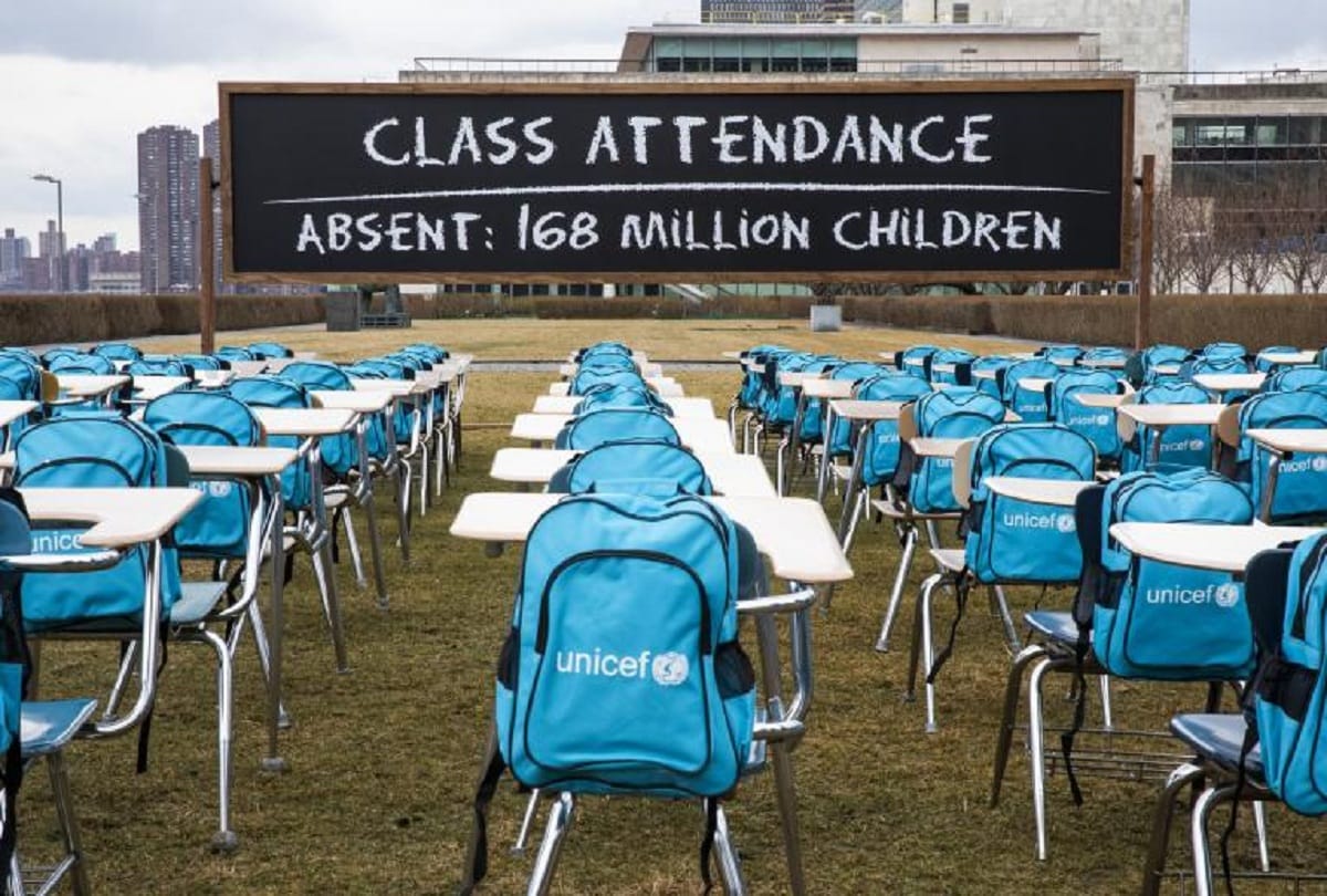 more than 17 crore schoolchildren deprived from education for one year due to COVID 19 lockdowns