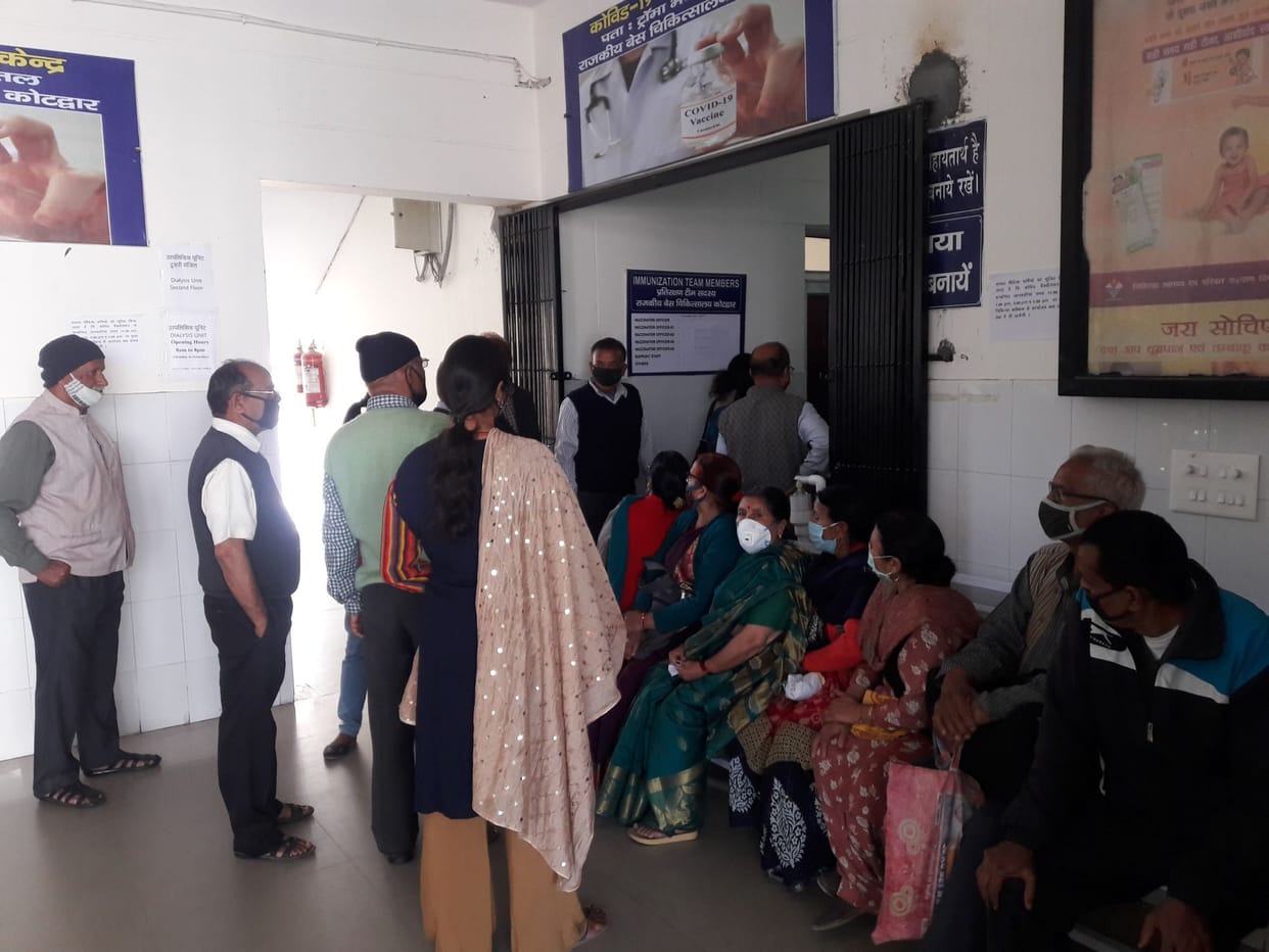 540 seniors got corona vaccine